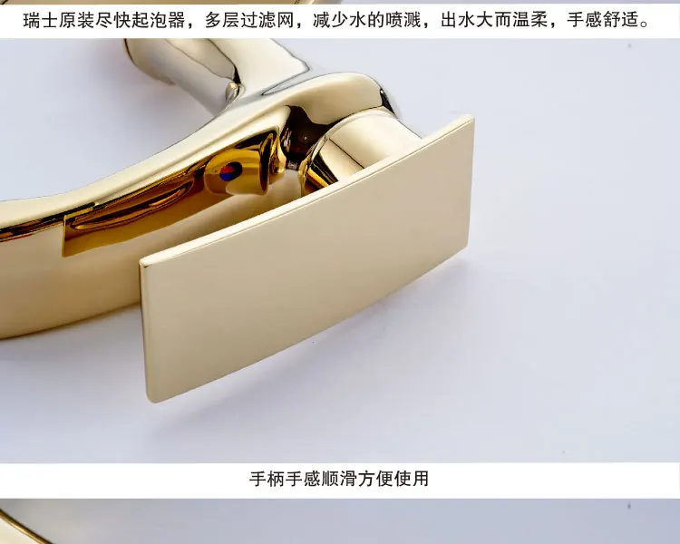 Бесплатная доставка опт и розница Золотой полированный Однорычажный кран для
