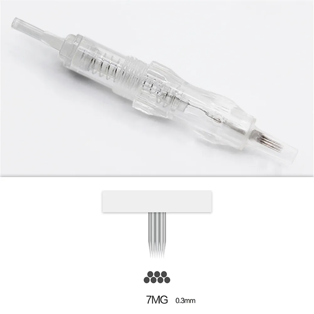 10pcs 7MG Новинка 001 комплекты для татуажа, Перманентный макияж, Ротационная Машина, комплекты для татуажа бровей, профессиональная ручка для бровей, подводка для глаз, губ, набор для татуажа - Цвет: 10pcs 7MG
