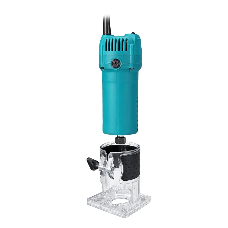 Us Plug 110V 1200W 1/4 Inch Carving Machine Trimmer Power Tools 35000R/Min Electric Hand Wood Laminator Router Edge Jo | Инструменты