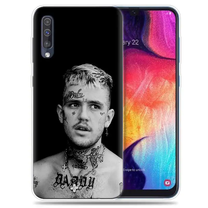 Transpatrent силиконовый чехол для samsung Galaxy A50 A70 A30 M30 M20 A10 A20 A40 M20 чехол для телефона с изображением Лила с открытым носком