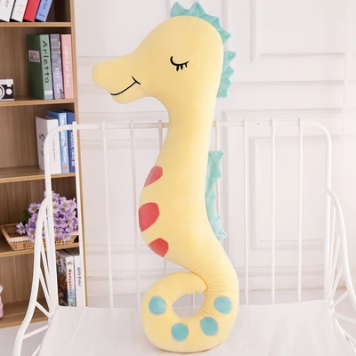 45cm Creative Hippo Plush Toy Stuffed Doll Sea Horse Throw Pillow Baby Sleep | Игрушки и хобби