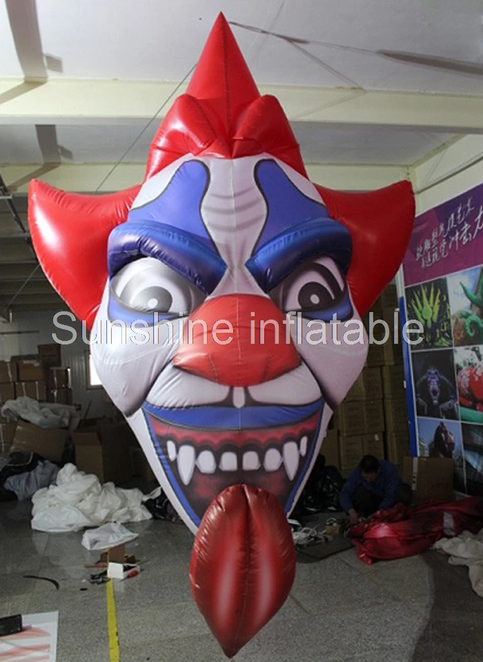 Гигантское Надувное украшение для Хэллоуина 3 м|halloween mask|clown halloween maskshead |