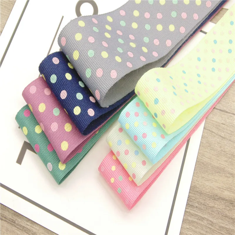 Kewgarden 1 1/2 &quot40 мм горошек Grosgrain ленты вручную изготовленная лента DIY Бант