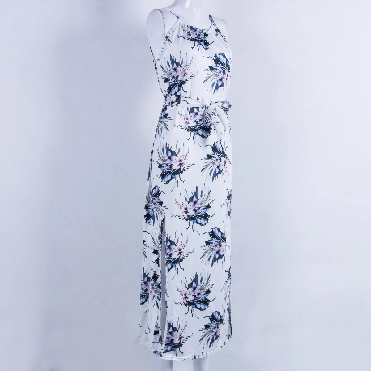 Модные женские летние Boho Цветочные Макси платье для вечеринки пляжные платья