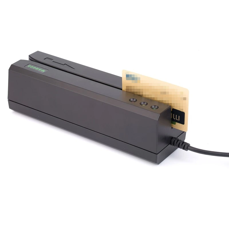 MSR605 Считыватель магнитных карт интерфейс USB черный для записи/чтения|Картридеры|