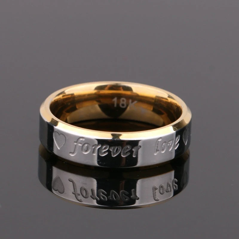 Fashion Trend Couple Ring Classic Romantic Eternal Love Plating Size 6-11 | Украшения и аксессуары