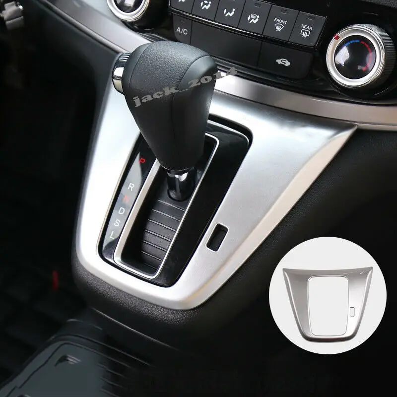

Chrome Shift Gear Panel Trim Frame Cover for Honda CRV CR-V 2012 2013 2014 2015 2016