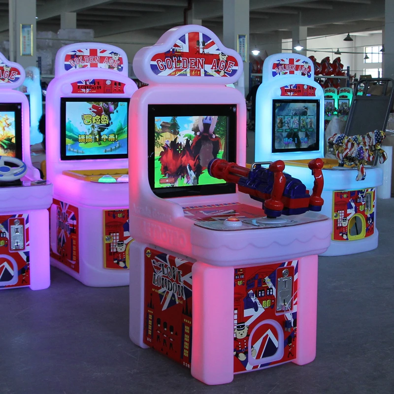 Игровой автомат с монетами для стрельбы оборудование симулятор детей