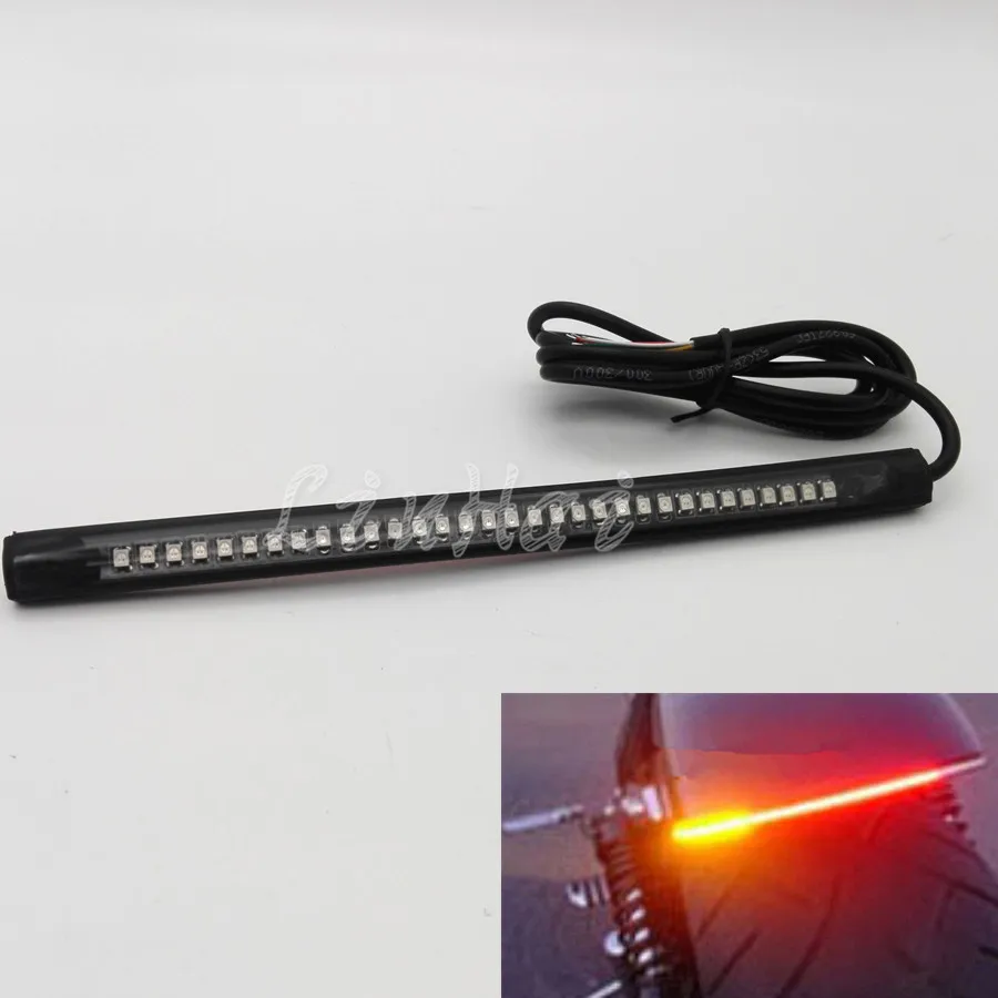 Мотоцикл Универсальный светодиодный интегрированный крыла тормозной фонарь