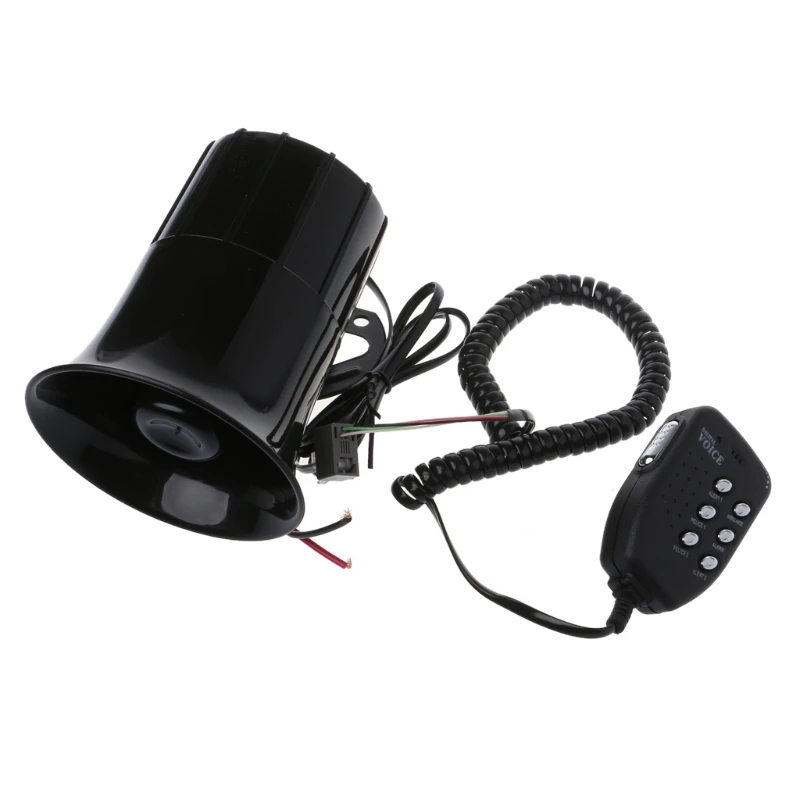 Hot New High Quality DC 12V 6 Sounds 150DB Air Horn Siren Speaker For Auto Car Boat Megaphone With MIC | Автомобили и мотоциклы