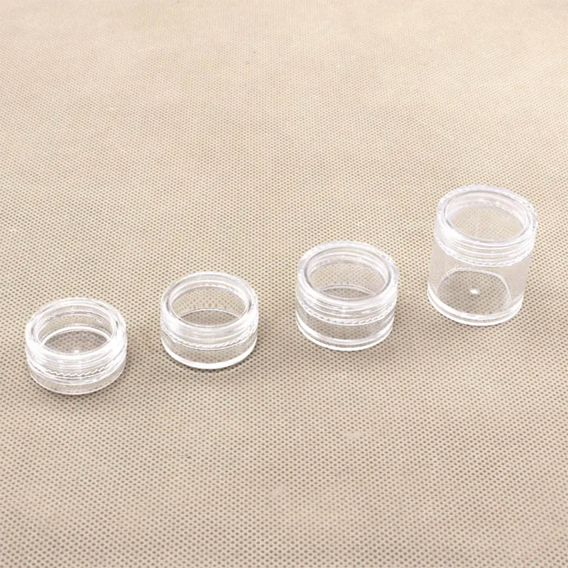 4 Type Transparent Plastic Cosmetic Beads Storage Containers Minerals Display Clear Makeup Stackable Jewelry Accessories MB18 | Украшения и