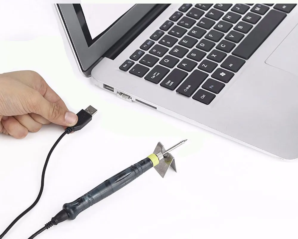 Профессиональный Mini 5 В 8 Вт светодиодный индикатор USB Powered Сварка паяльник Kit