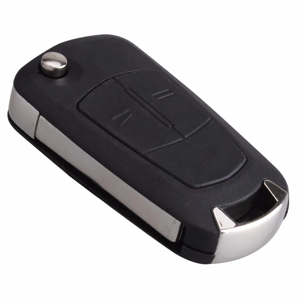 2 кнопки 433 Мгц дистанционный ключ автомобиля для Vauxhall Opel Astra H 2004-2009 флип транспондер чип PCF7941 чип HU100 лезвие ключ