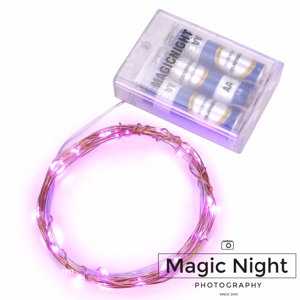Magicnight 10 футов 30 фиолетовые мини микро светодиодные Звездные огни погружные