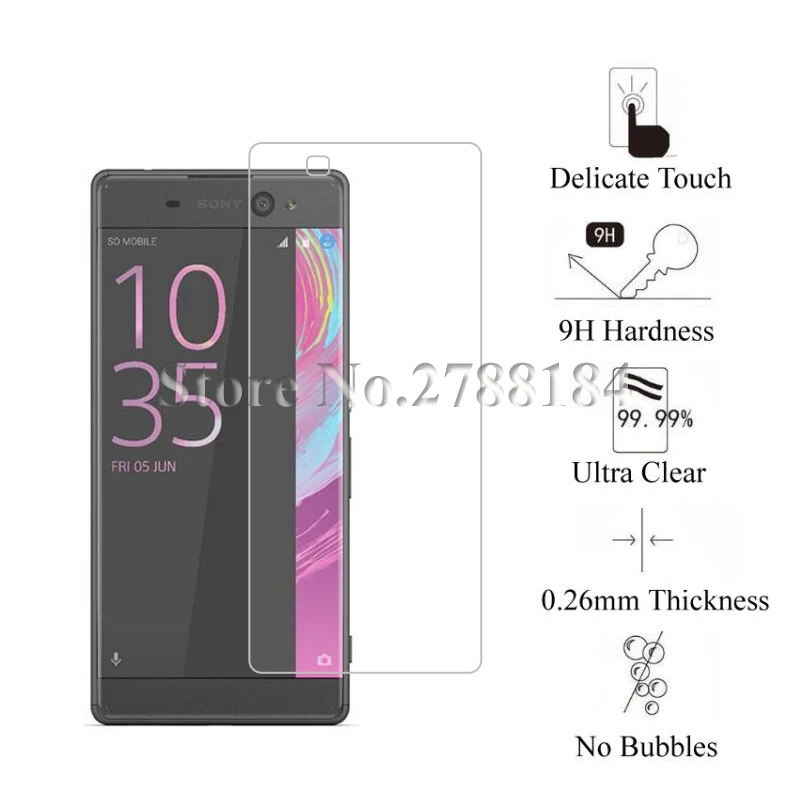 2 шт 0,26 мм Премиум Закаленное стекло для sony Xperia XA/Xperia XA двойная защита экрана пленка стекло для sony Xperia XA стекло