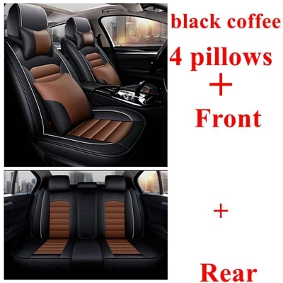 black coffee luxury Автомобильный чехол для Dacia duster VW Volkswagen golf 7 golf 4 golf 6 golf 5 Passat b5 b6 b7 b8 Bora Jetta Tiguan polo touareg - Название цвета: black coffee luxury