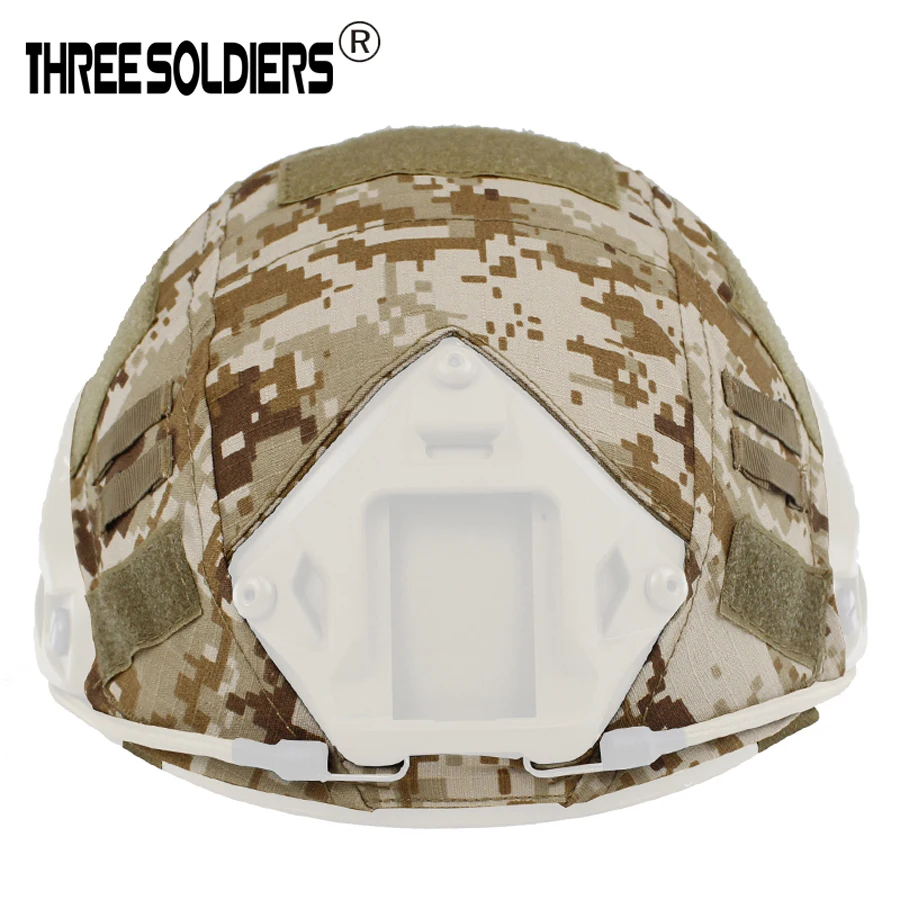 Тактический чехол для шлема трех солдат страйкбола пейнтбола снаряжения военных