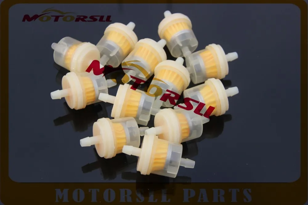 Масляный фильтр для мотоцикла скутера 12 шт./лот|pocket bike filter|motorbike fuel filterfuel scooter |