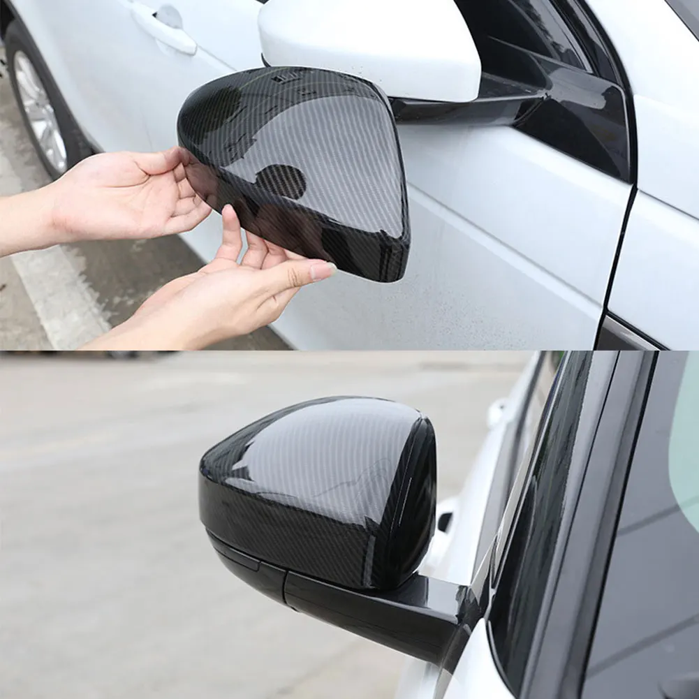 1 пара заднего вида зеркало крышки для Land Rover Discovery Спорт Jaguar F Pace подходит XF