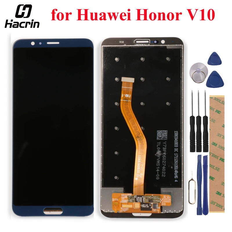 Для Huawei Honor V10 ЖК дисплей + кодирующий преобразователь сенсорного экрана в сборе