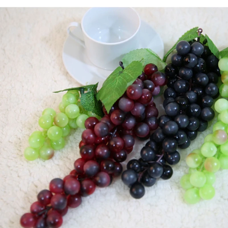 Искусственные фрукты букет винограда пластиковая модель искусственных фруктов