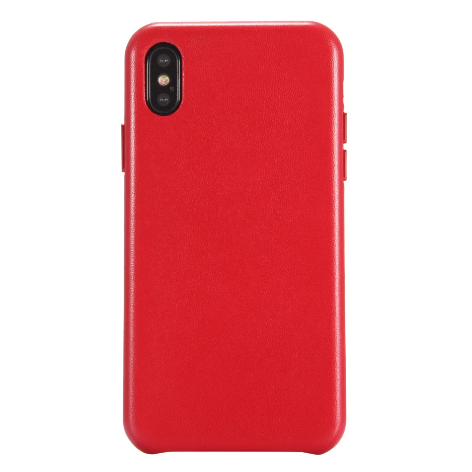 Чехол для телефона s для iPhone X, чехол из натуральной кожи, роскошный тонкий чехол на заднюю панель для Apple iPhone X XS Capa