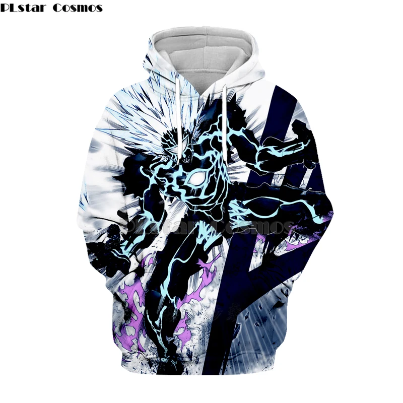 PLstar Cosmos новинка 2019 японское аниме One Punch man Saitama Oppai 3d толстовки с капюшоном длинным