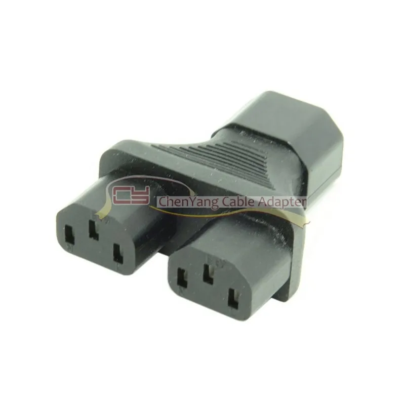 Новый разветвитель IEC320 C14 штекер-двойной C13 Женский Y-образный | Компьютеры и офис