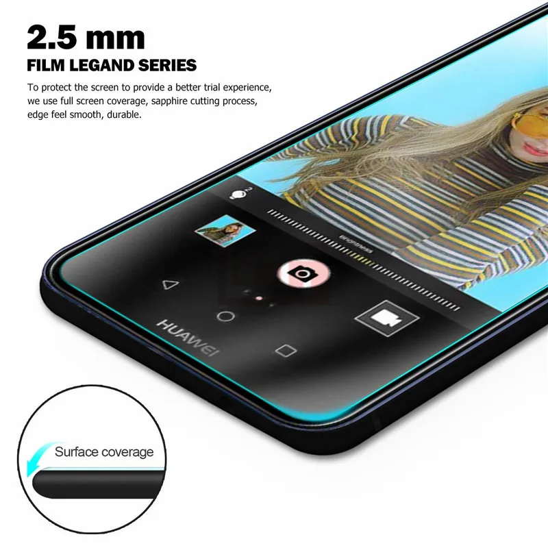 Защитное стекло Huawei Y5 Y6 Y7 Y9 Y3 2018 года Prime Pro HUAWEI II 2017 из 2 элементов