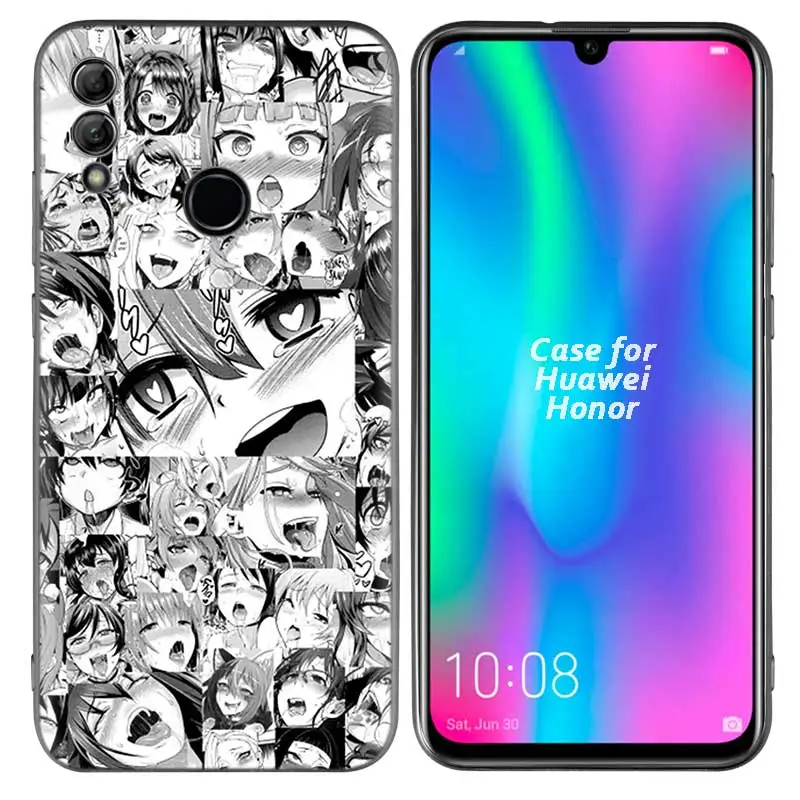 H-002 Силиконовый чехол для Huawei Honor 10 9 Lite 8X 8C 8A Y6 Y7 Y9 7A Pro Prime 7C V20 аниме девушка мультфильм Япония милый - Цвет: H-002