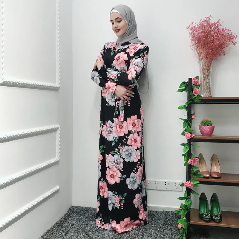 Vestidos Ramadan кафтан абайя, арабское мусульманское длинное платье для девочки Caftan Elbise Hijab Eid платья Qatar Robe Femme Musulmane Longue