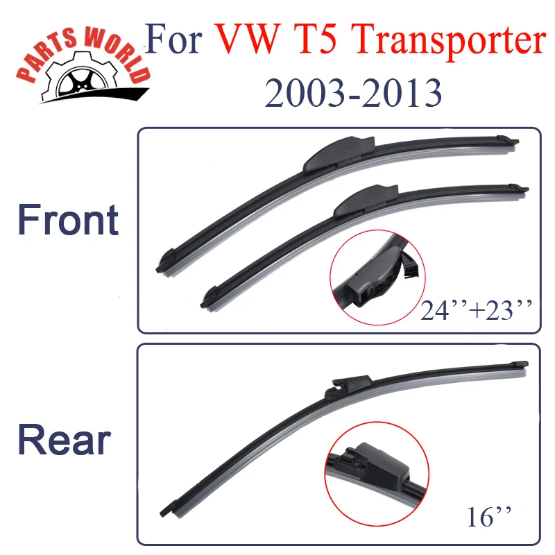 Щетка стеклоочистителя спереди и сзади для VW T5 Transporter 2003-2013 автомобильные