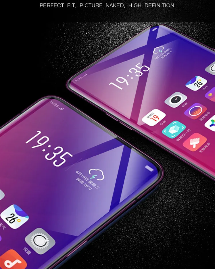 3D протектор экрана OPPO RX17 Neo закаленное стекло R17 PRO PLUS K1 R15 X R11 R9 полное покрытие