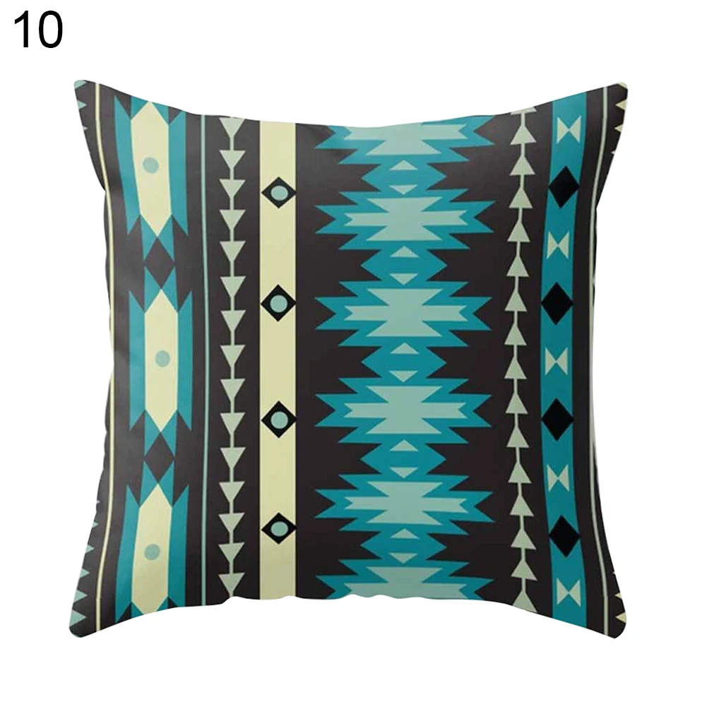 Навахо треугольная геометрическая подушка в стиле ретро квадратная наволочка с