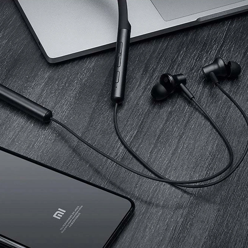 Оригинальные Bluetooth наушники Xiaomi mi с шейным ободом беспроводные гибридные Apt-x