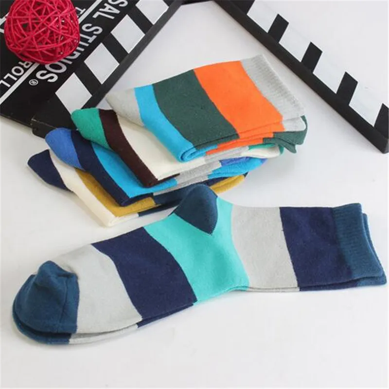 Новое поступление 1 пара хлопковые повседневные мужские носки дышащие сшитые