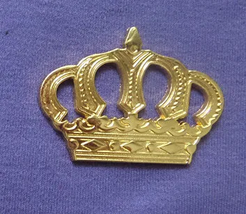 Металлическая качественная эмблема в виде короны автомобиля 2 шт. значки