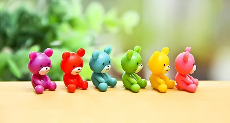 Новинка 2017 года 6 корейский Медведь фигурку Классические Сюжетные игрушки играть