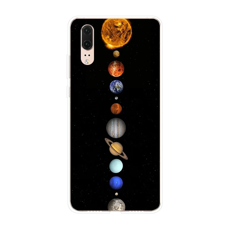Чехол для телефона Huawei P10 P20 P30 Lite Pro P Smart 2019 Plus чехол Вселенная Млечный Путь мягкий
