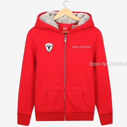 Tesla комбинезон на молнии Толстовка Осень и зима рабочая одежда Авто шоу оснастки