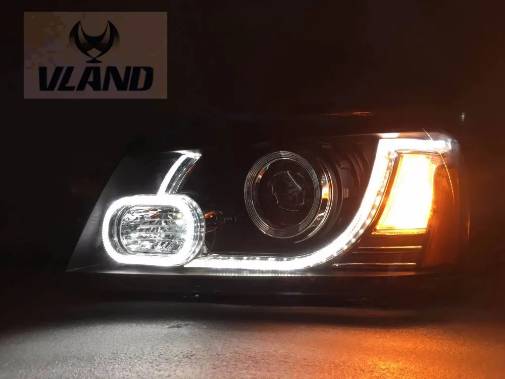 Светодиодная лента фары 2001-2007 год для TOYOTA Highlander светодиодная… для Kluger фары с H7 ксеноновые линзы с DRL