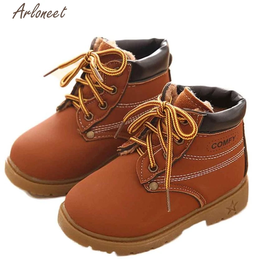 2017 модные зимние детские Армейские Ботинки Martin теплая обувь|baby shoes|boots baby winterwinter
