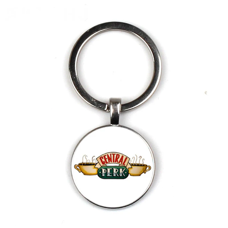 Новый ТВ брелок с дизайном друзья центральный Perk кофе символом кулон