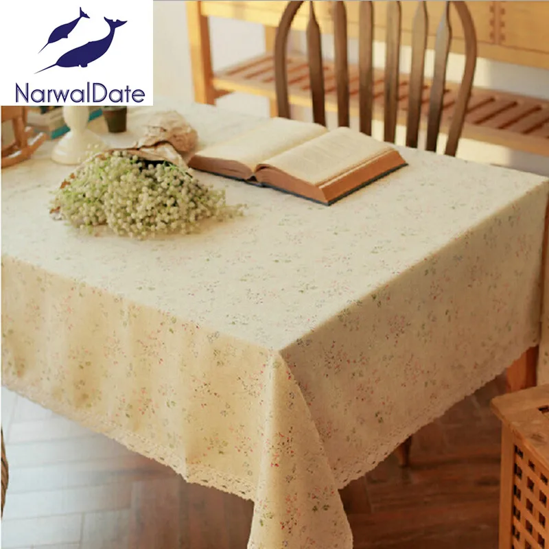 Модная Корейская хлопковая кружевная скатерть для стола скатерти оптовая