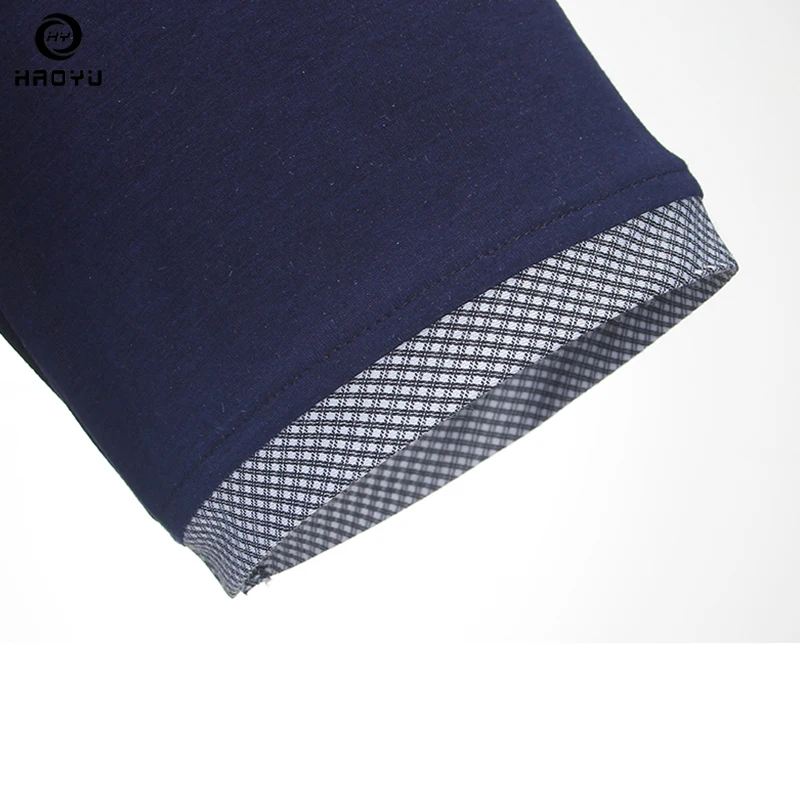 Мужская Повседневная рубашка-поло однотонная приталенная из мерсеризованного