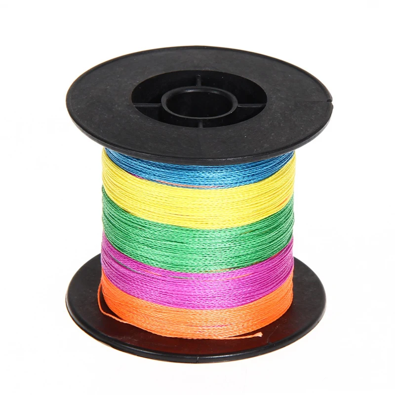 Новая Акция Плетеный Провод Лески 5 Цвет Смешанный 10 м/цвет Плетеная Леска 300 м