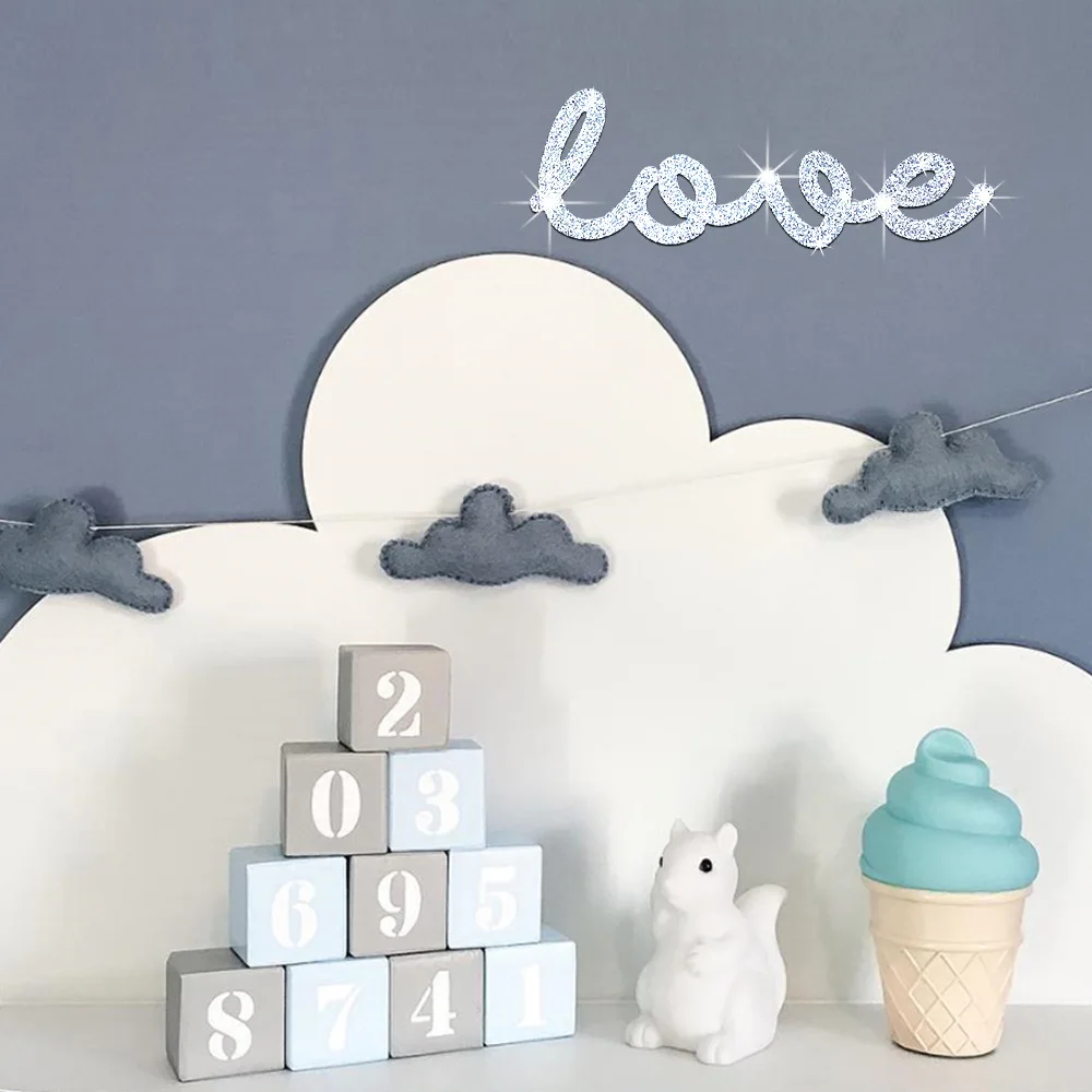 Funlife 2 набора/2 шт креативные зеркальные наклейки для свадьбы дома вечеринки дня