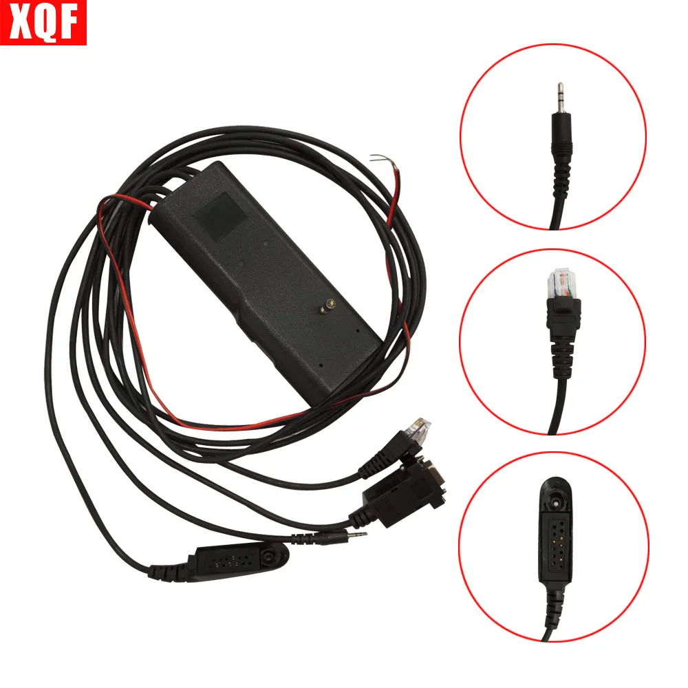 

XQF 4in1 Programming Cable for Motorola Radios GP88S GP328 GP300 GM300 GP88S Two Way Radio