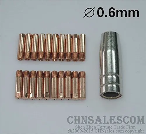 CHNsalescom 21 шт. сварочный фонарь MIG/MAG с контактным наконечником 140 0008 газовая