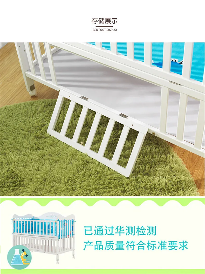 Колыбели детские гнездо wieg детская кроватка Нидо bebe Тур де горит bebe krippe твердой древесины кровать для малыша muitlfunction новорожденных кровать